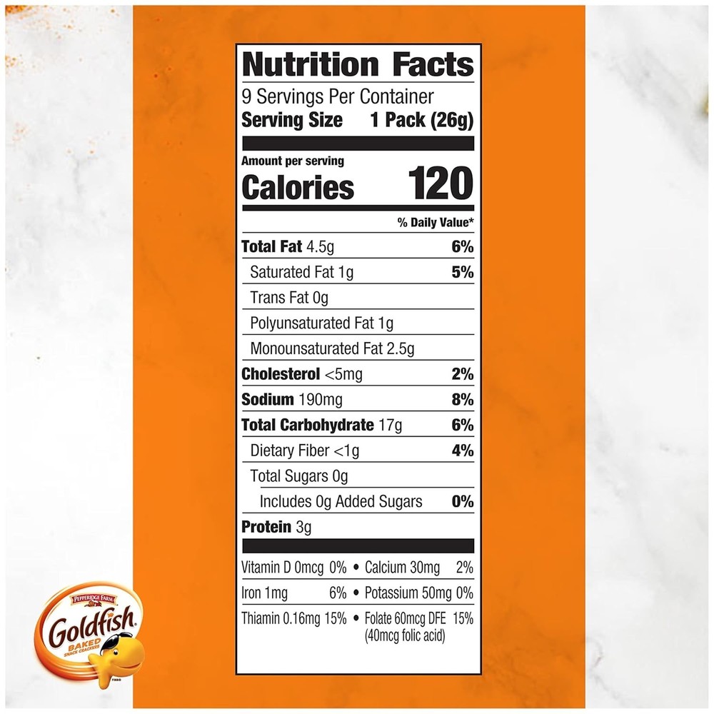 Colors Cheddar Crackers, Snack Pack, 0.9 oz, 9 CT Multi-Pack Tray