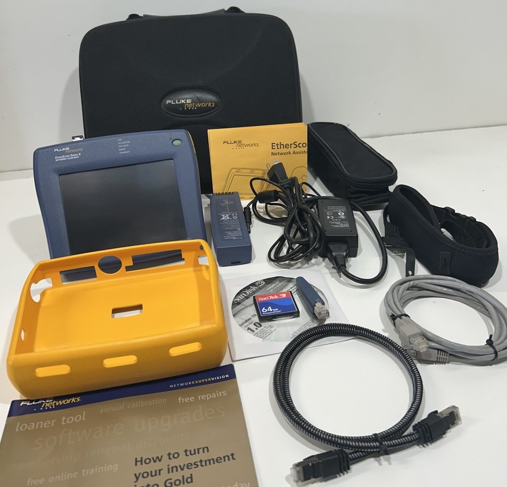 Fluke EtherScope Series II , Network Assistant ES2-PRO-I W/4 Options LAN,WAN EX.