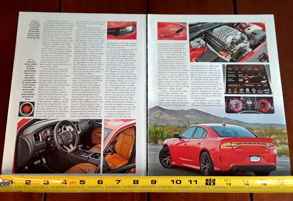 2015 DODGE CHARGER HELLCAT SRT ORIGINAL ARTICLE