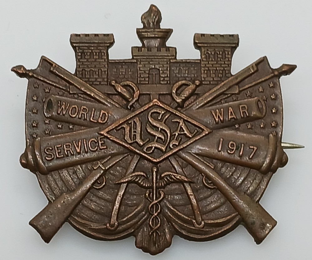 WWI US Service 1917 Pin