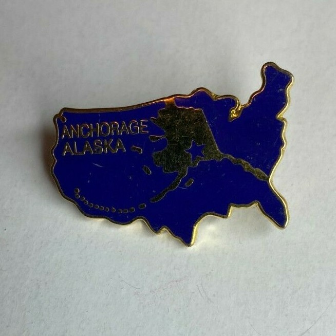 ANCHORAGE ALASKA COLLECTIBLE HAT LAPEL PIN
