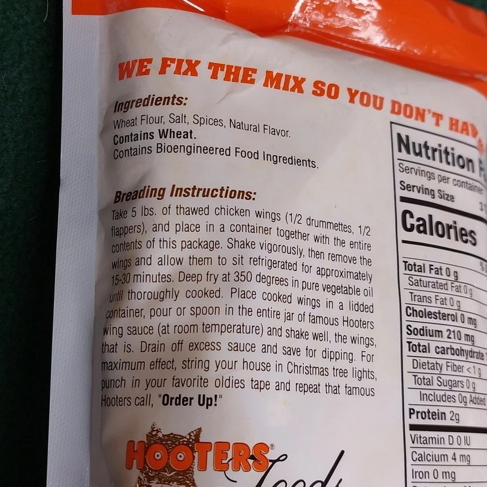 Hooters Original Wing Breading 16oz packs (2 PACK)
