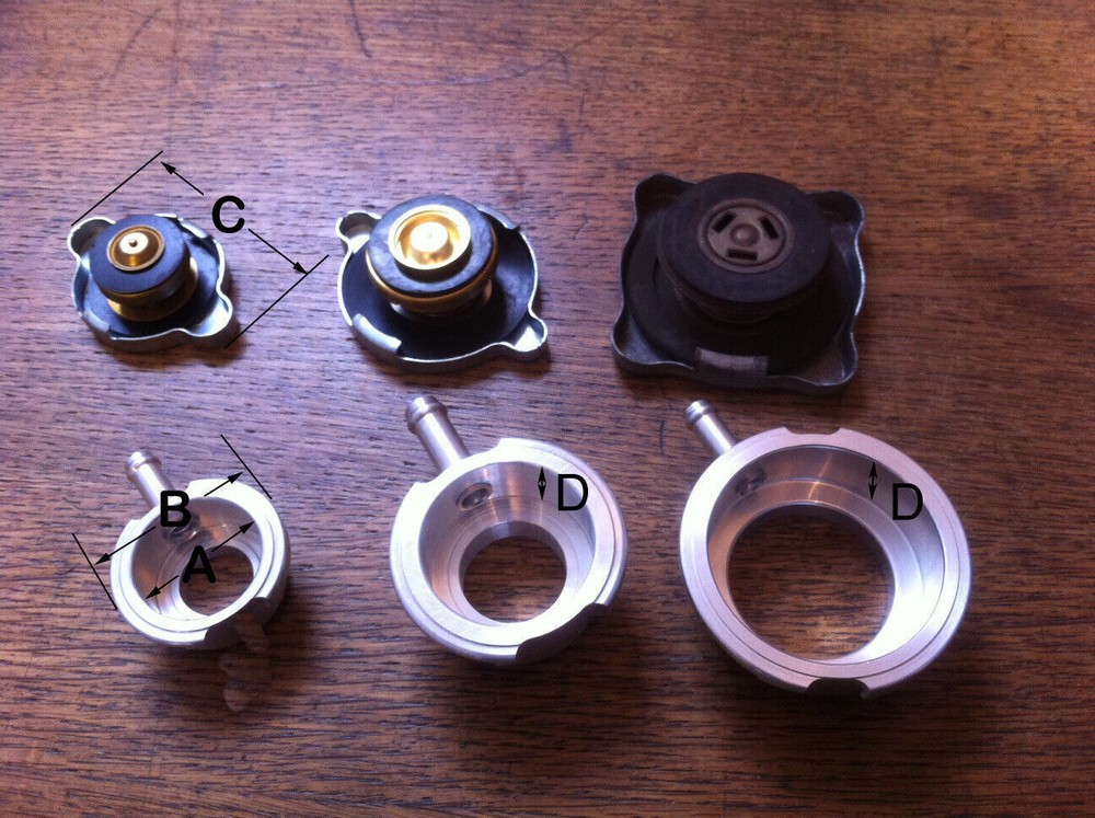NEW - BLUE - Radiator filler cap - small type