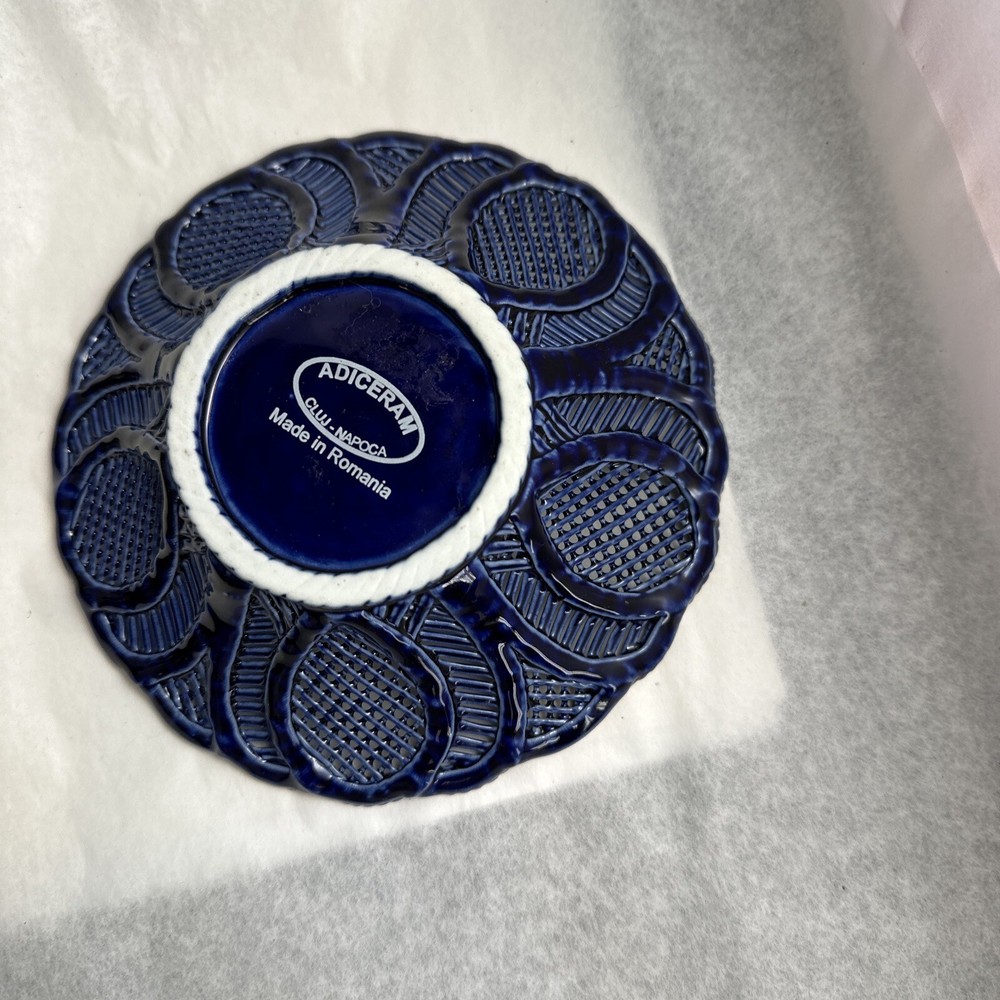 Adiceram Cluj Napoca Romania Blue Latice Dish