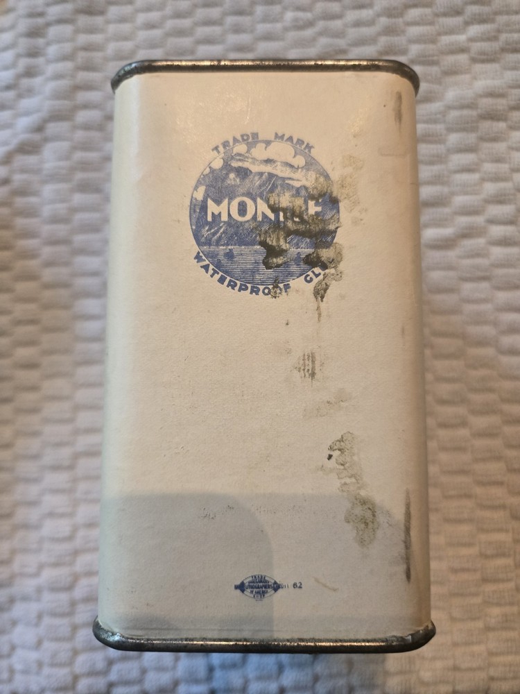 RARE! Monite Casein Glue One Pound Full