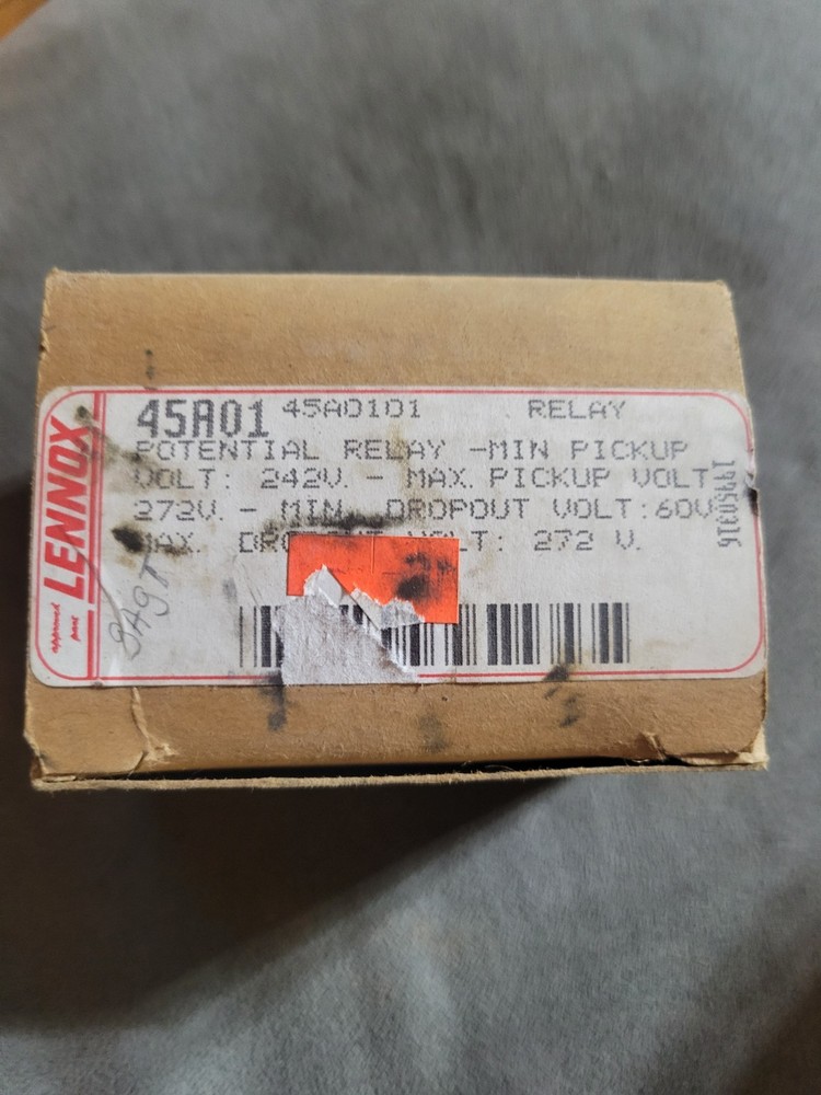 NEW- Lennox 45a0101 Potential Relay Motor Start