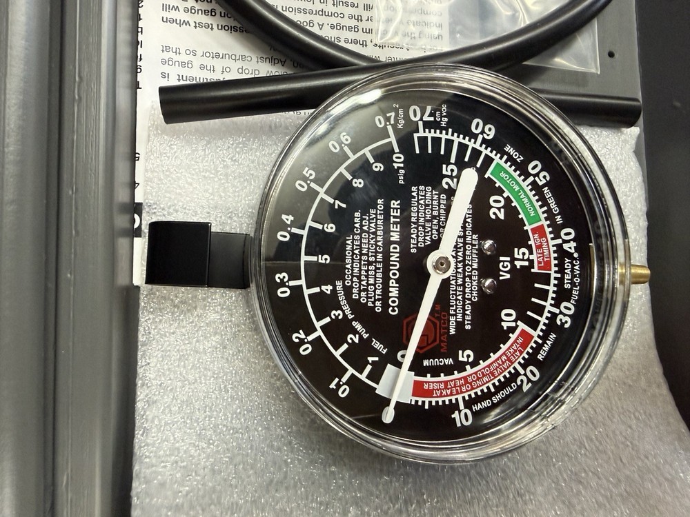 Matco Tools VG1K Vacuum Gauge Kit – Engine Diagnostic Tester