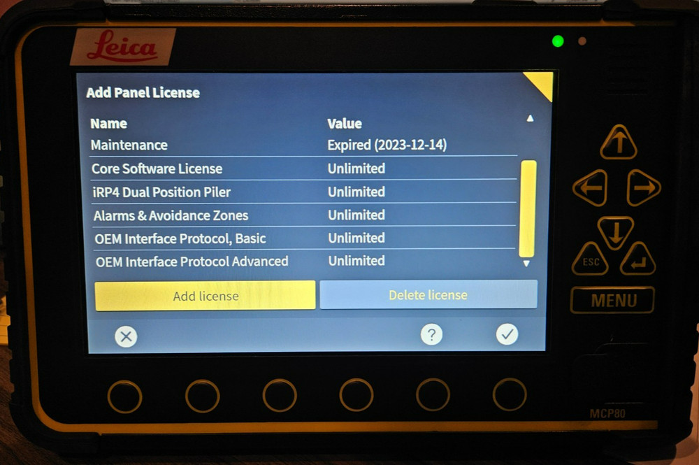 Leica MC MCP80 Panel w. MC1 iRP4 Dual Position Piler Software