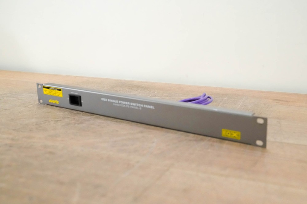 Evertz EQX-PS-PANEL-S EQX Single Power Switch Panel CG000R2