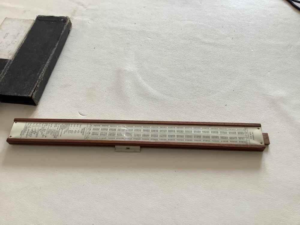 Unique Slide Rule