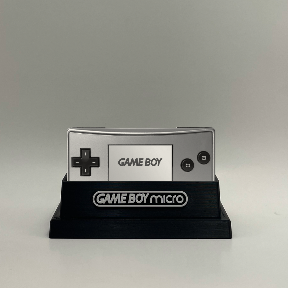 Game Boy Micro System Display/Stand/Holder - DISPLAY ONLY (Customize Colors)