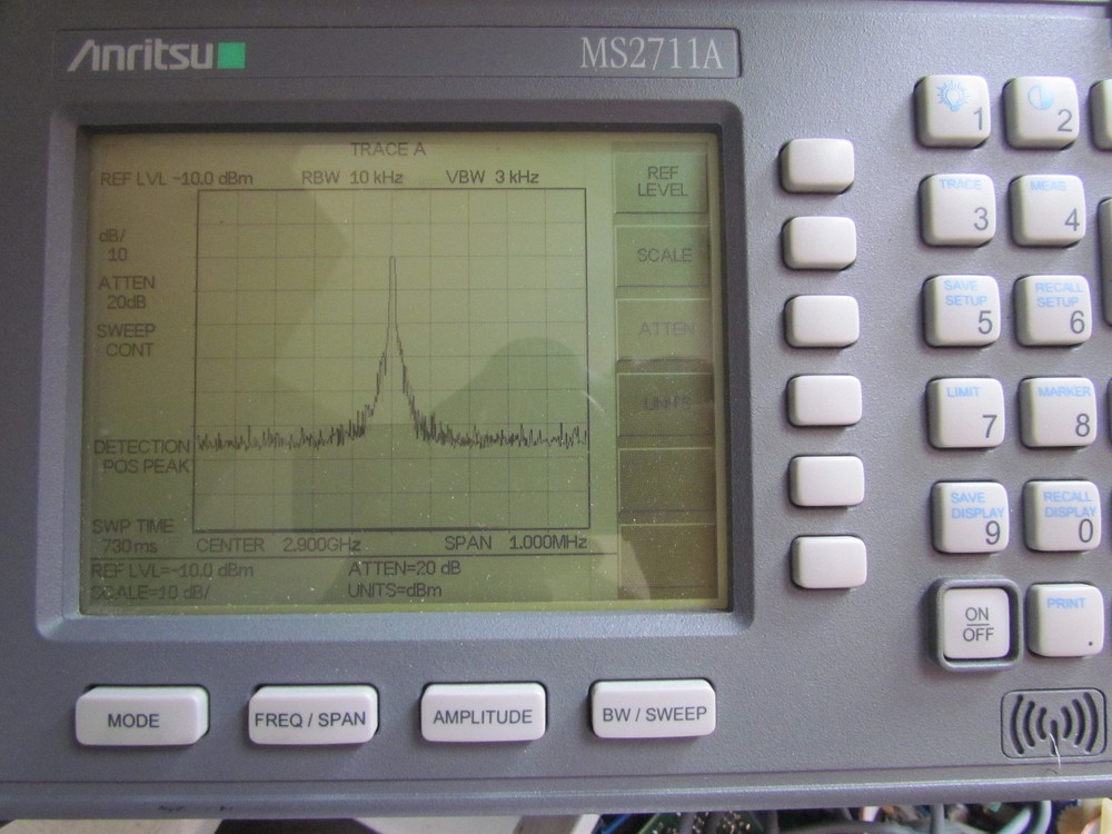 Anritsu MS2711A handheld Spectrum Analyzer 100kHz-3GHz