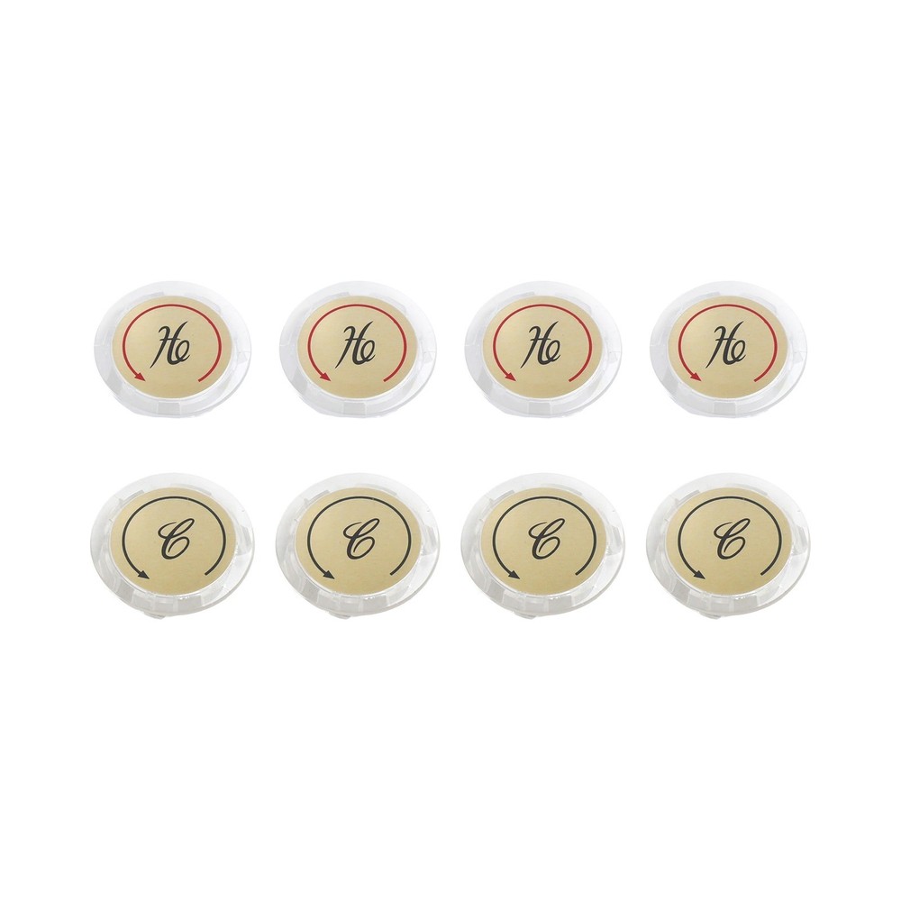 Replacement Faucet Index Button Set for Standard Double Handle Faucets