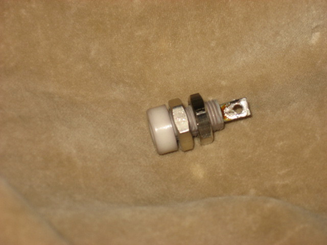 Banana Jack, grey, HH Smith, Panel Mount