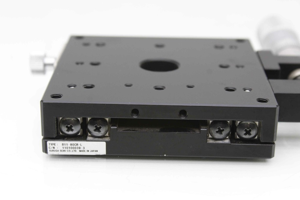 Suruga Seiki B11-80CR-L Cross Roller Precision Guide Stage 80mm