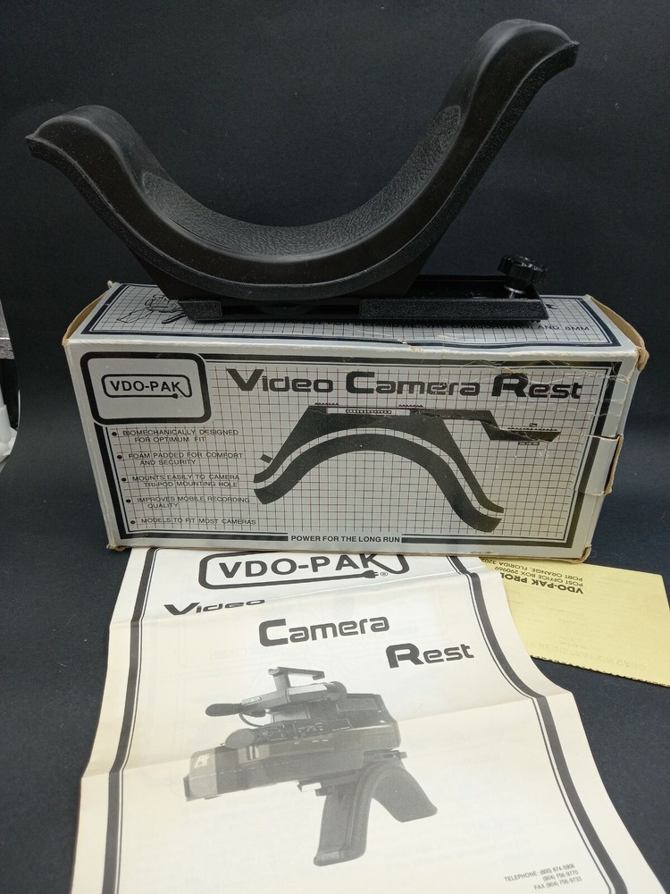 VDO-PAK VIDEO CAMERA REST CR-102 FLAT BASE CAMERA