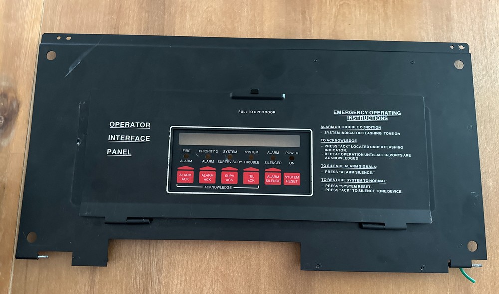 Simplex 4020 Fire Alarm Control Panel COVER ONLY