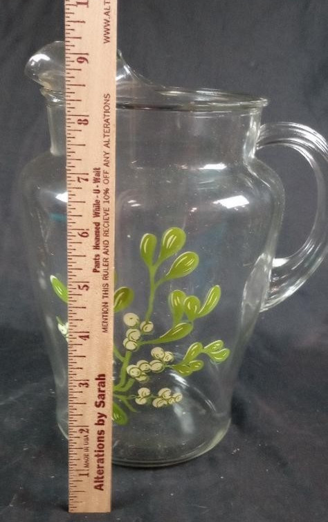 Knox Glassware Mistletoe Pitcher