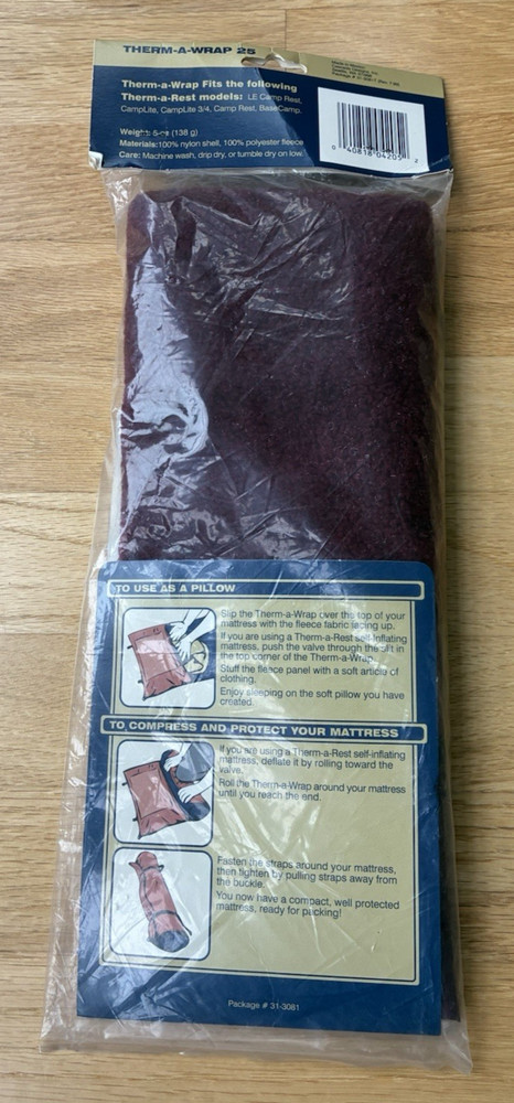 Thermarest thermawrap 25 vintage