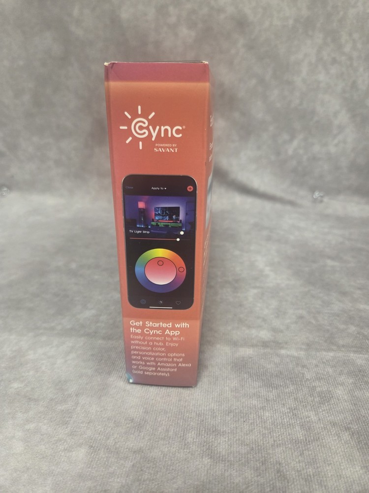 GE Cync Direct Connect Smart Light Strip 16 Ft - Thin Style - With Control Box