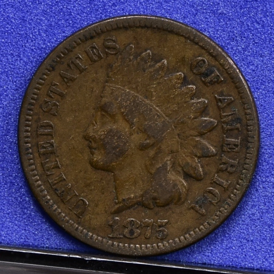 1875 Indian Cent - Fine (#57419-L)
