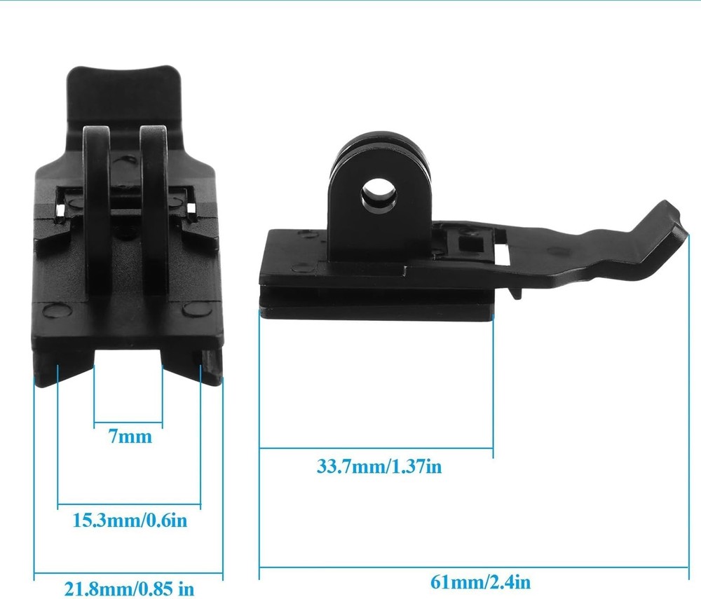 3PACK Bike Light Adapter Mount Compatible with NiteRider Medium, Black