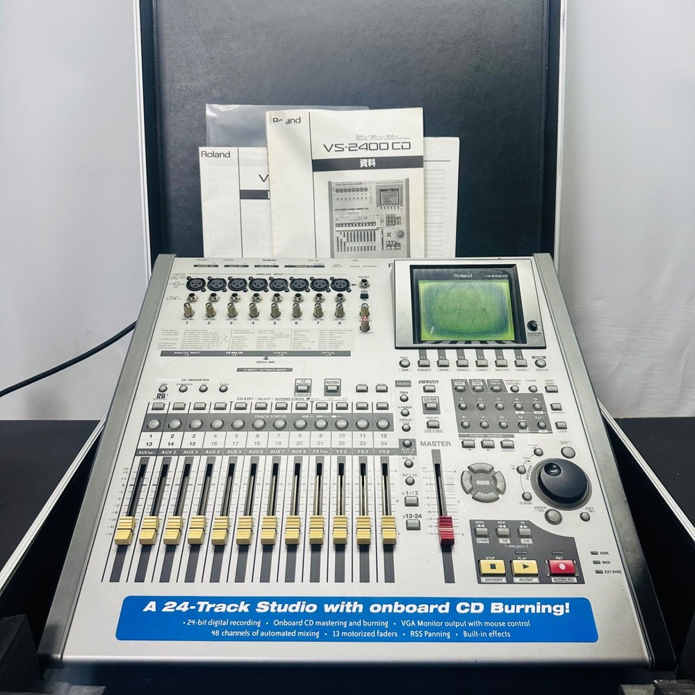 Roland VS-2400CD Multi-Track Recorder - Untested Operation - As-Is DDP