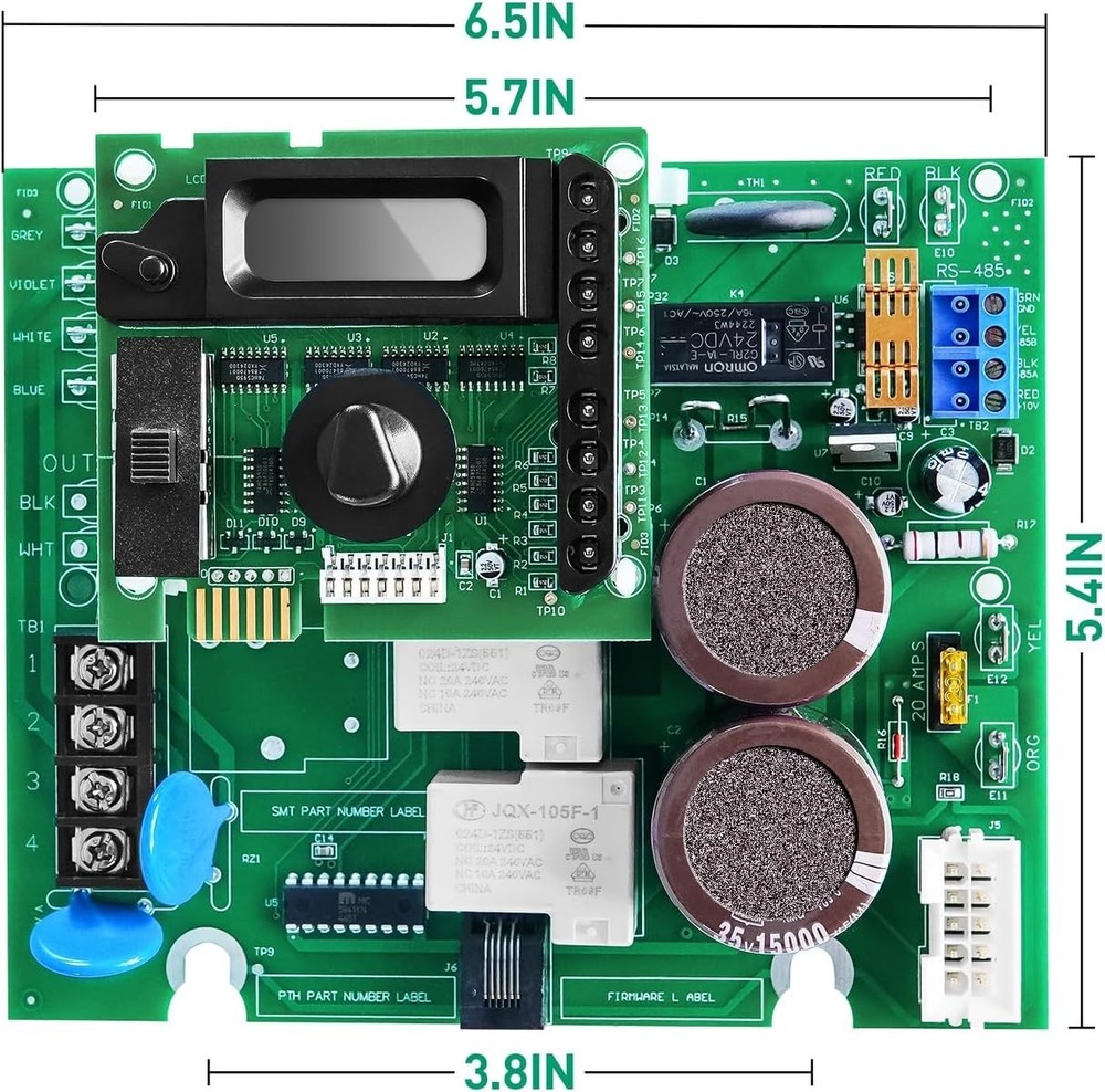 GLX-PCB-RITE Main Circuit Board & GLX-PCB-DSP Display Board Compatible with Hayw