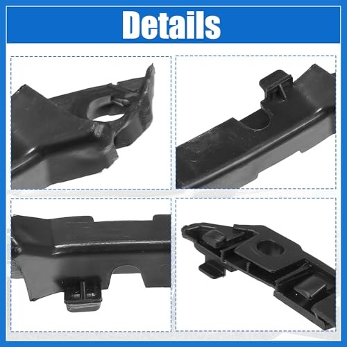 Front Left and Right Upper Bumper Cover Inner Support Bracket for Mercedes