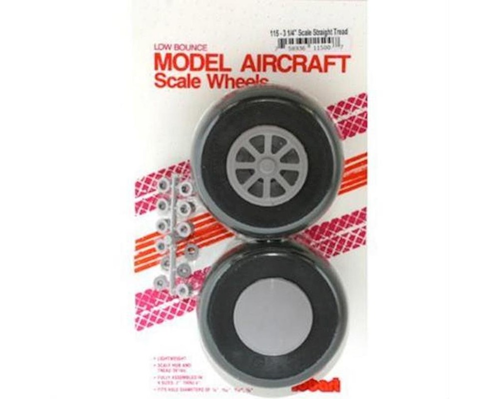 Robart U-325 Scale Wheels,3-1/4" [ROB115]