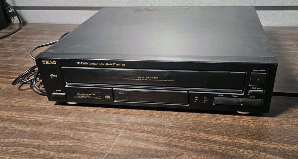 Teac Component Disc Multi Player 5 Disc PD-D850 No Remote - Tested & Working!