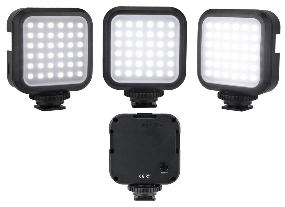 Rechargeable Bright LED Light Kit for Nikon D3100 D3000 D3500 D3200