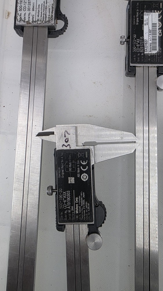 set Mitutoyo Absolute Digimatic Caliper aos Untested