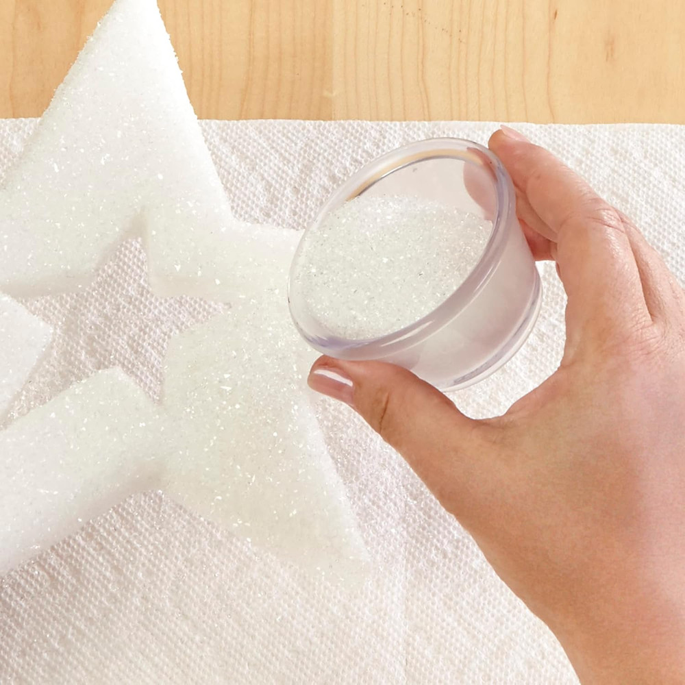 Clear Glass Diamond Dust Glitter, 14 Ounces