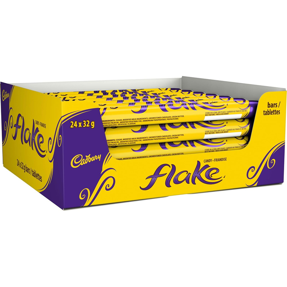 Flake Bar Single 32G, (Pack of 24)