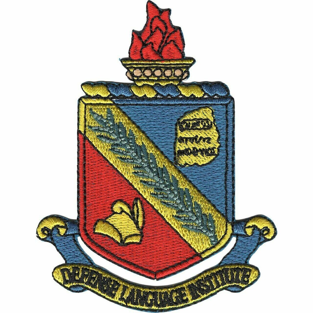 3.5" DEFENSE LANGUAGE INSTITUTE EMBROIDERED PATCH