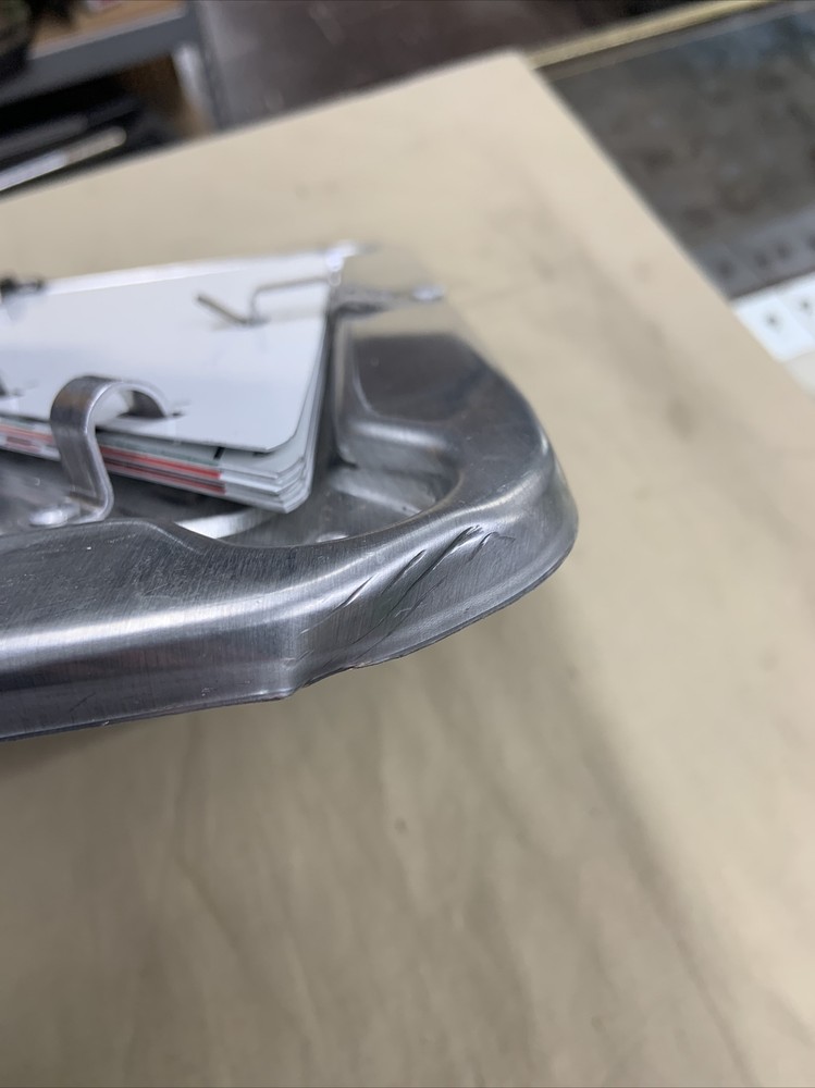 Imperial 37480 Fixed Frame Aluminum Flip Placard 9 Legend - Read Description