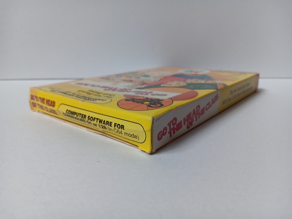 Commodore 64/128 Go To The Head Of The Class Computer Game Software Tested/Works
