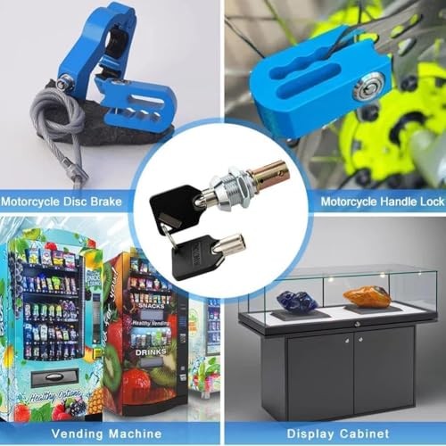 Toolbox Lock Set, Tubular Lock and Key, Tool Box Replacement, Cabinet Locks