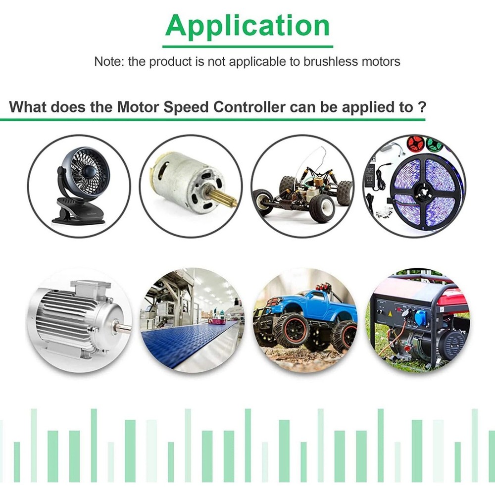 PWM DC Motor Speed Digital Controller 9-60V 500W Regulation Encoder Module