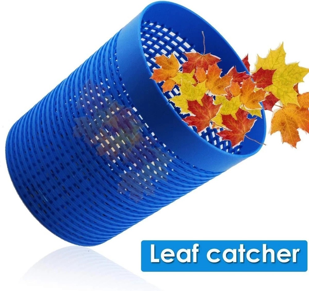 Pool Leaf Catcher Canister with Mesh Basket & Skimmer Socks