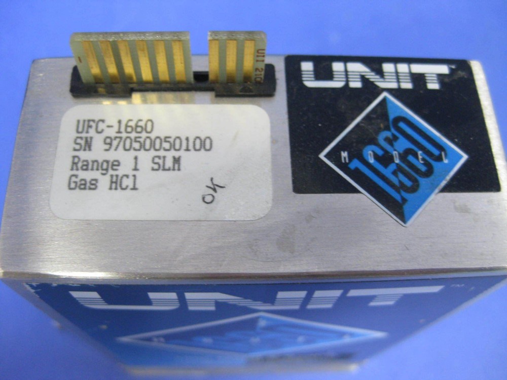 UNIT UFC-1660 Mass Flow Controller, HCl, 1 SLM, Used