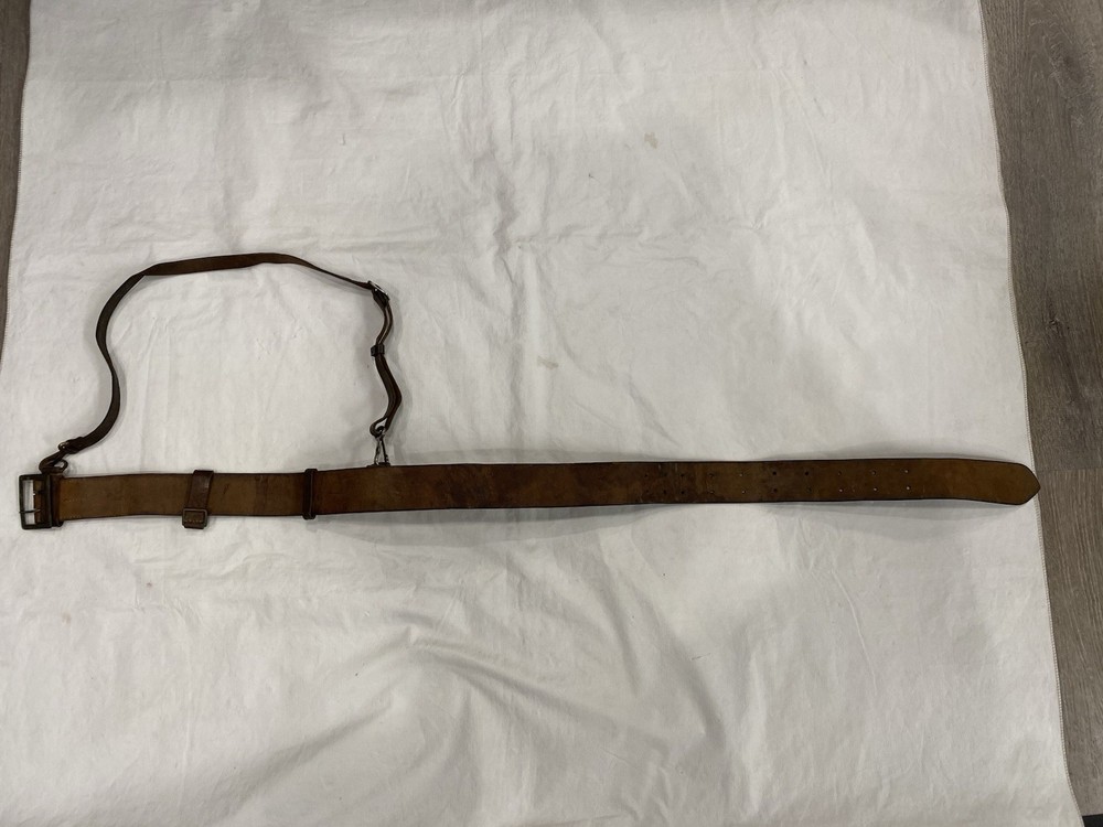 WWII German Leather Belt Dated 1939