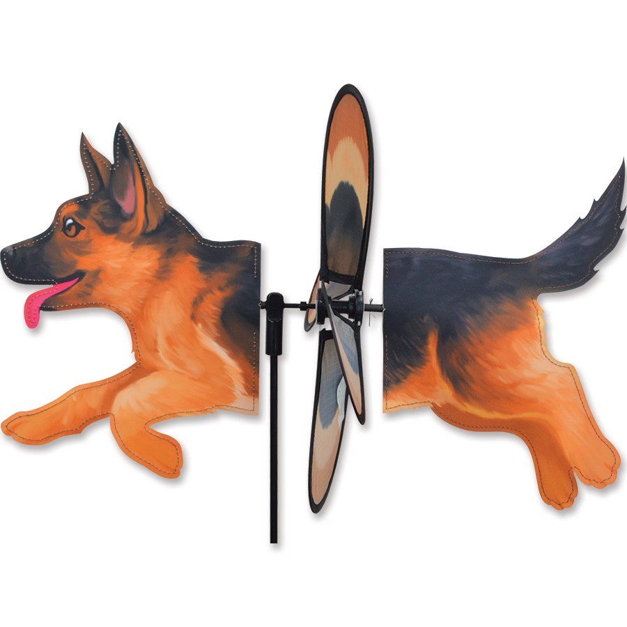 German Shepherd Dog Petite Wind Spinner 18"