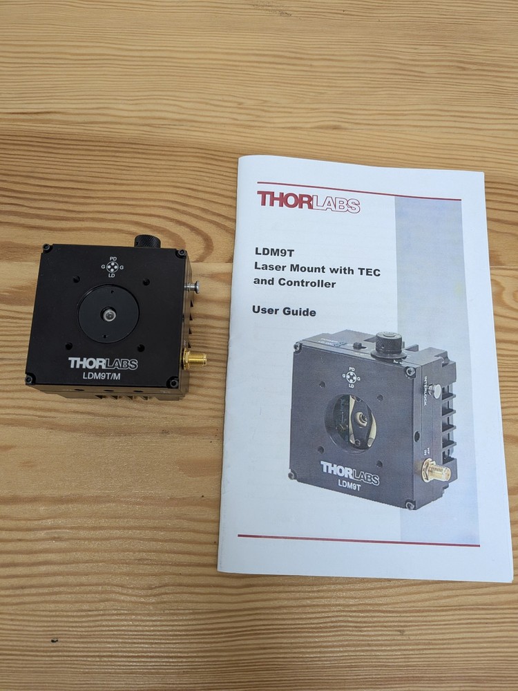 Thorlabs LDM9T/M laser mount with TEC and Controller