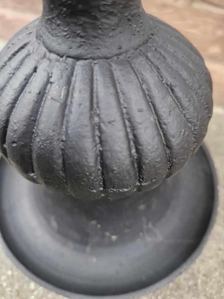 Pair Cast Iron Minature Classical Urns