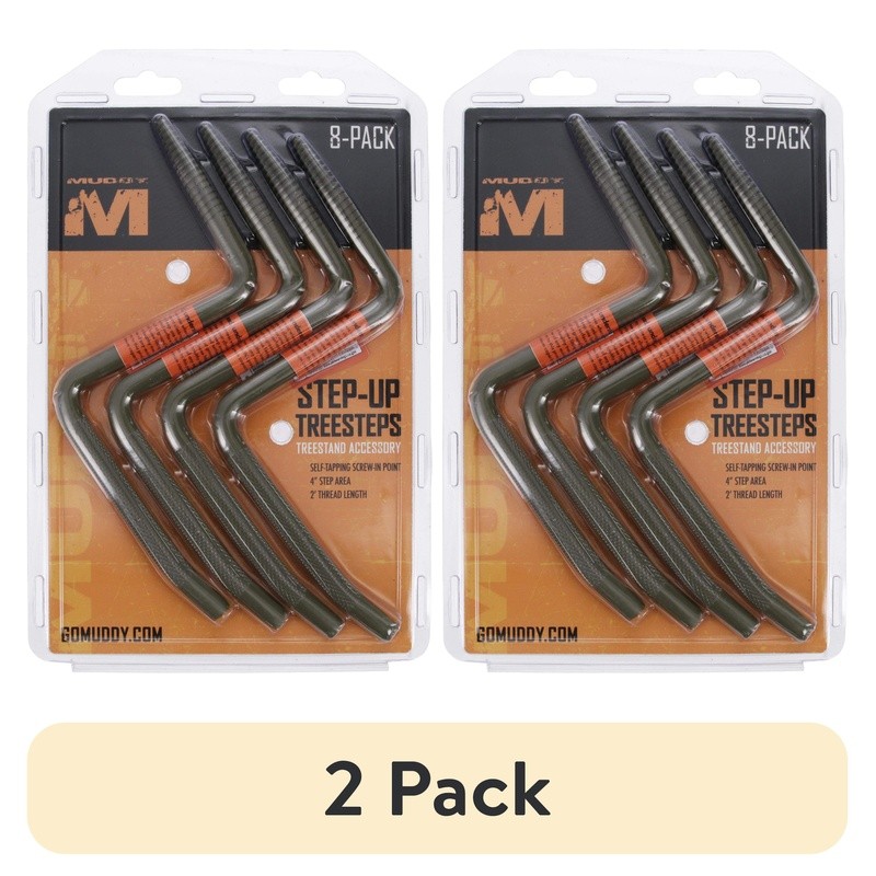 Step-Up Tree Steps Climbing Sticks Tool-Free Installation 750lb Capacity 8-Pack