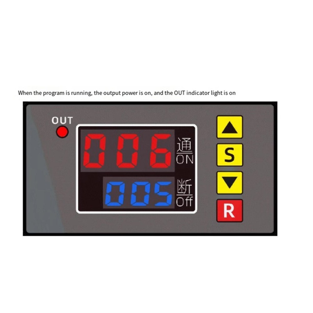 T3231 Digital Time Delay Relay, Multifunction LED Display, Cyclisc9184