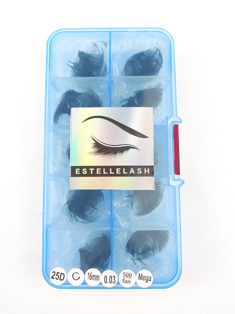 20D, 25D & 30D Mega Loose Lashes. 500 Premade Volume Fans. Eyelash Extensions