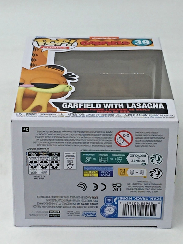 Funko Pop! Comics Garfield With Lasagna #39 With Pop Protector